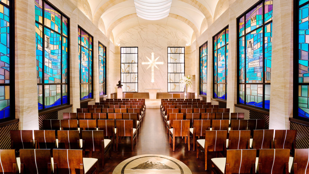 Chapel at the Flag Building in Clearwater, Florida, spiritual headquarters of the Church of Scientology
