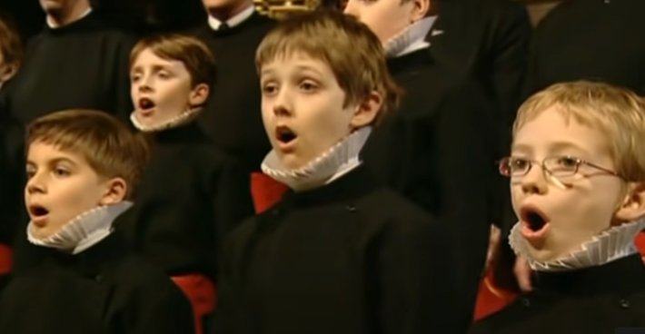 Boys choir at St. Paul’s Cathedral (YouTube)